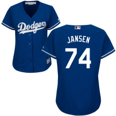 Women - Los Angeles Dodgers Kenley Jansen #74 Royal Official Cool Base Jersey