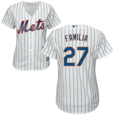 Womens New York Mets Jeurys Familia #27 Home White Cool Base Jersey