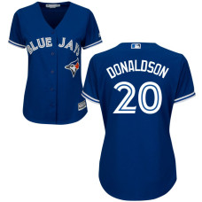 Women - Toronto Blue Jays Josh Donaldson #20 Royal Official Cool Base Jersey