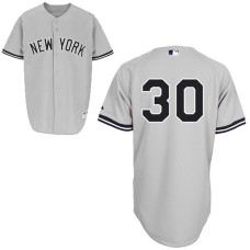New York Yankees #30 David Robertson Authentic Grey Away Jersey