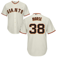 YOUTH San Francisco Giants #38 Michael Morse Home Cream Cool Base Jersey