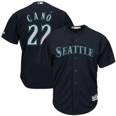 YOUTH Robinson Cano #22 Seattle Mariners Alternate Navy Cool Base Jersey