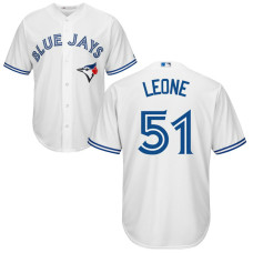 YOUTH Toronto Blue Jays #51 Dominic Leone Home White Cool Base Jersey