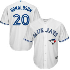 YOUTH Toronto Blue Jays #20 Josh Donaldson Home White Cool Base Jersey