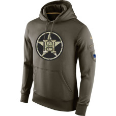 Houston Astros Salute To Service Olive Hoodie
