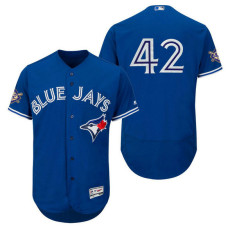 Toronto Blue Jays Royal Authentic Flex Base Jersey 2018 Jackie Robinson Day