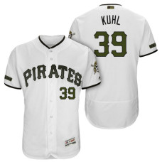 Pittsburgh Pirates #39 Chad Kuhl White 2018 Home Alternate Authentic Collection Flex Base Jersey