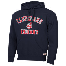 Cleveland Indians Stiches Fleece Navy Pullover Hoodie