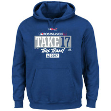 Los Angeles Dodgers 2017 Postseason Participant Big & Tall Pullover Royal Hoodie