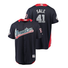 American League #41 Chris Sale 2018 MLB All-Star Navy Home Run Derby Jersey
