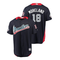 American League #18 Mitch Moreland 2018 MLB All-Star Navy Home Run Derby Jersey