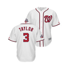 Washington Nationals White #3 Michael Taylor Cool Base Jersey 2018 All-Star Game
