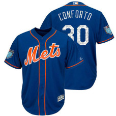 New York Mets #30 Michael Conforto Royal 2018 Spring Training Cool Base Player Jersey
