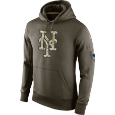 New York Mets Salute To Service Olive Hoodie