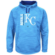 Royals Authentic Collection Team Icon Streak Fleece Light Blue Pullover Hoodie