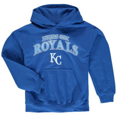 YOUTH - Royals Stitches Team Fleece Royal Pullover Hoodie