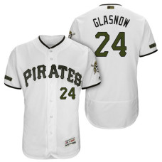 Pittsburgh Pirates #24 Tyler Glasnow White 2018 Home Alternate Authentic Collection Flex Base Jersey