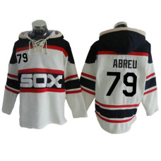 Chicago White Sox Jose Abreu #79 Throwback Player Pullover Hoodie