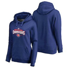 WOMEN - Chicago Cubs 2017 NL Central Division Champions Assist Pullover Royal Hoodie