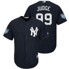 New York Yankees #99 Aaron Judge Navy 2018 Spring Training Cool Base Player Jersey