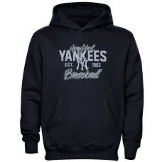 Yankees Throwback Fleece Navy Pullover Hoodie