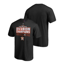 Houston Astros Runner Black 2018 AL West Division Champions Majestic Big & Tall T-Shirt