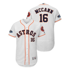 Houston Astros White #16 Brian McCann Flex Base Jersey