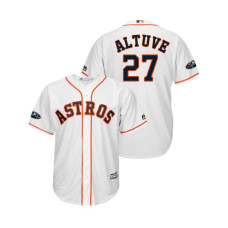 Houston Astros White #27 Jose Altuve Cool Base Jersey