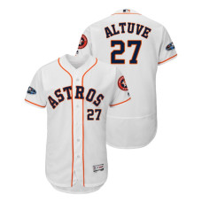 Houston Astros White #27 Jose Altuve Flex Base Jersey