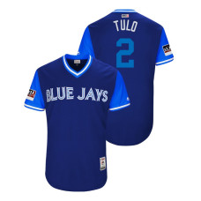 Toronto Blue Jays Royal #2 Troy Tulowitzki Tulo Jersey