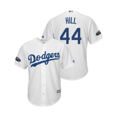 Los Angeles Dodgers White #44 Rich Hill Cool Base Jersey