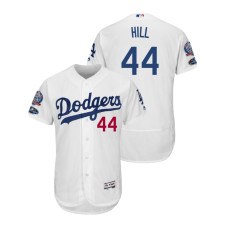 Los Angeles Dodgers White #44 Rich Hill Flex Base Jersey