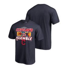 Cleveland Indians Marvel Avengers Assemble Navy Fanatics Branded T-Shirt