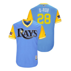 Tampa Bay Rays Light Blue #28 Daniel Robertson D-Rob Jersey