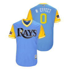 Tampa Bay Rays Light Blue #0 Mallex Smith M Effect Jersey