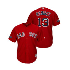 Boston Red Sox Scarlet #13 Hanley Ramirez Cool Base Jersey