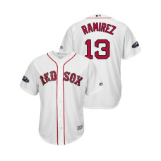 Boston Red Sox White #13 Hanley Ramirez Cool Base Jersey