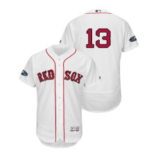 Boston Red Sox White #13 Hanley Ramirez Flex Base Jersey
