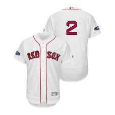 Boston Red Sox White #2 Xander Bogaerts Flex Base Jersey