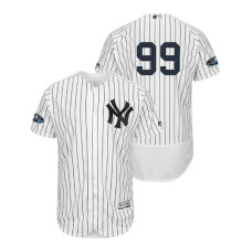 New York Yankees White #99 Aaron Judge Flex Base Jersey