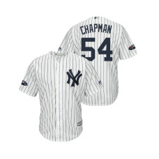 New York Yankees White #54 Aroldis Chapman Cool Base Jersey