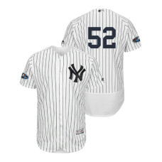 New York Yankees White #52 C.C. Sabathia Flex Base Jersey