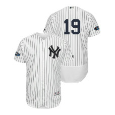New York Yankees White #19 Masahiro Tanaka Flex Base Jersey