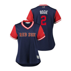 Women - Boston Red Sox Navy #2 Xander Bogaerts Bogie Jersey