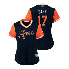 Women - Detroit Tigers Navy #17 Grayson Greiner Gary Jersey
