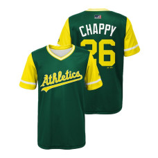 YOUTH Oakland Athletics Green #26 Matt Chapman Chappy Jersey