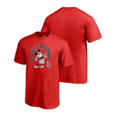 YOUTH St. Louis Cardinals Fanatics Branded Red Disney Mickey's True Original Arch T-Shirt