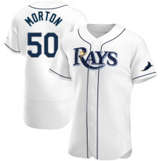 Tampa Bay Rays #50 Charlie Morton White Home Jersey