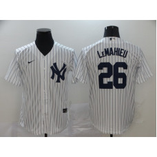 New York Yankees #26 DJ LeMahieu White Home Stitched Cool Base Jersey
