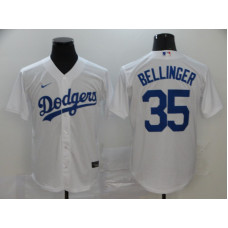 Los Angeles Dodgers #35 Cody Bellinger White Stitched Cool Base Jersey